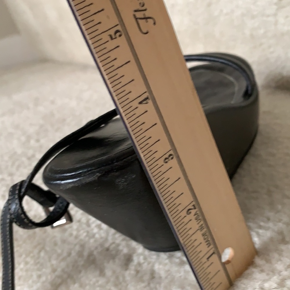 PRADA Black Wedge Sandals - Picture 9 of 10
